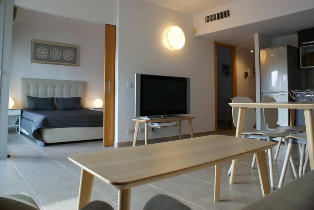Appartamento Apartamento En Roses Con Parking Y Piscina Esterno foto